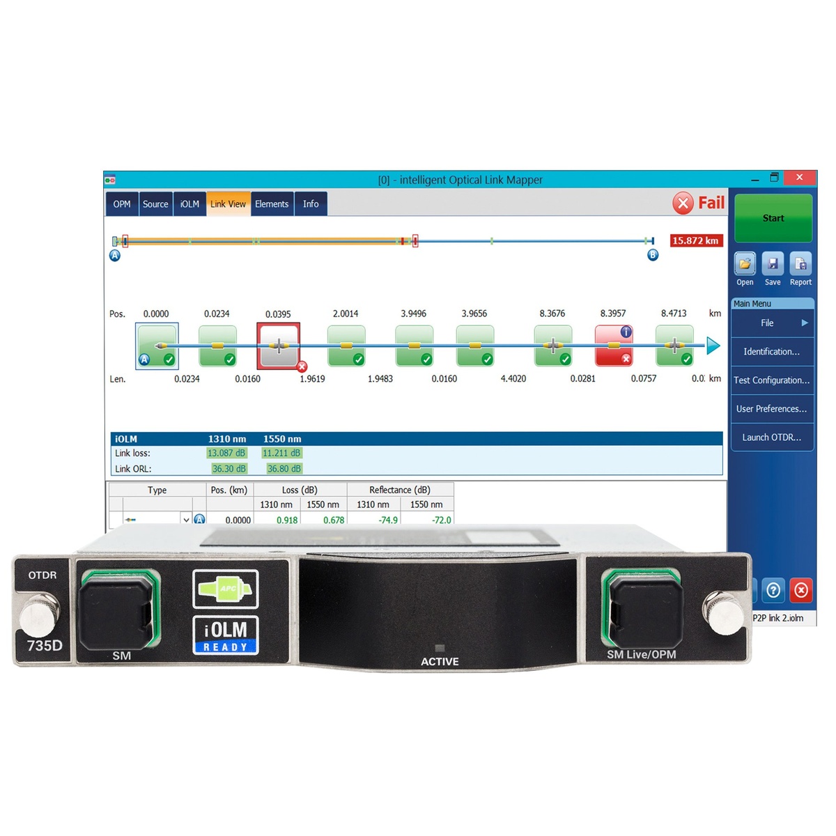 EXFO FTBx-735D view 3